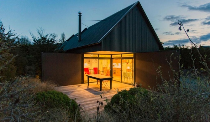 The Black House with Stunning Outdoor Bath